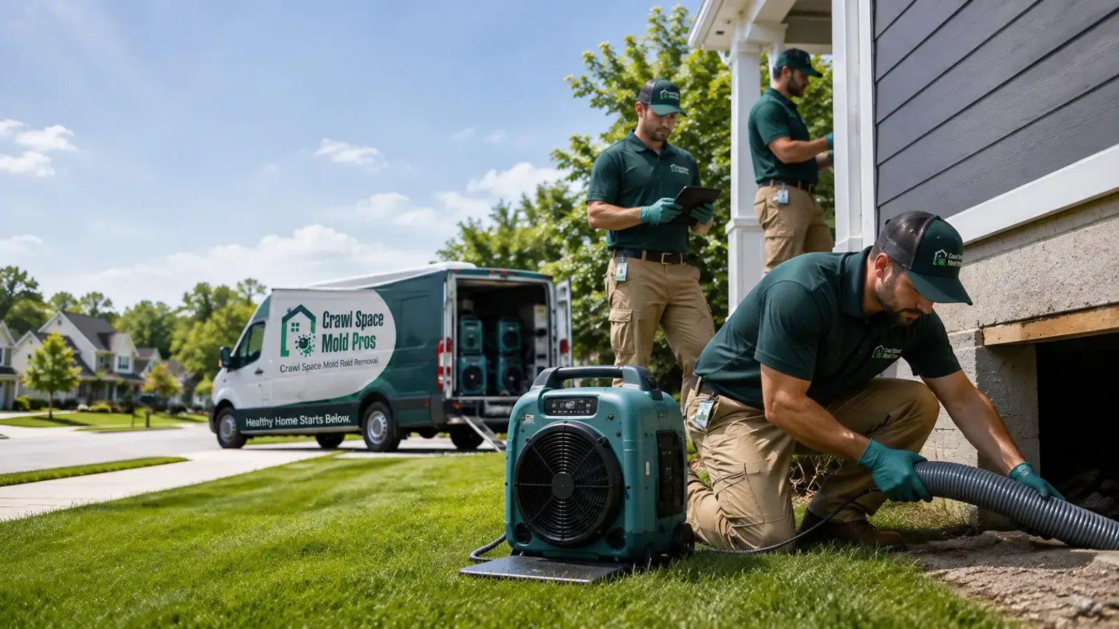 Crawl Space Mold Removal in Trufant, MI